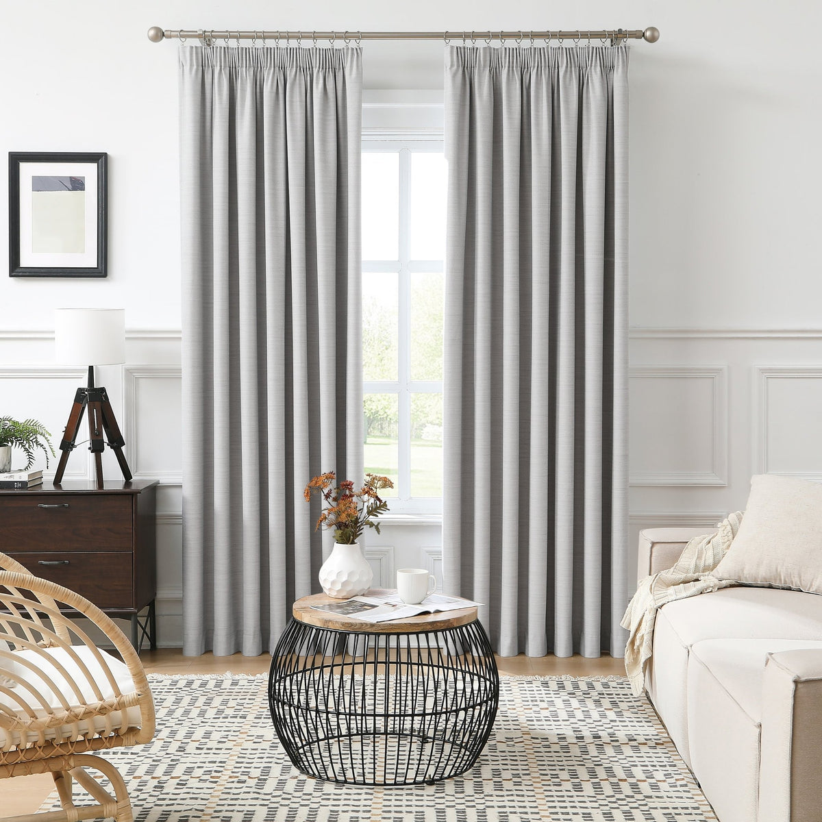 Breakaway Blockout Pencil Pleat Curtains – EZ BLINDS