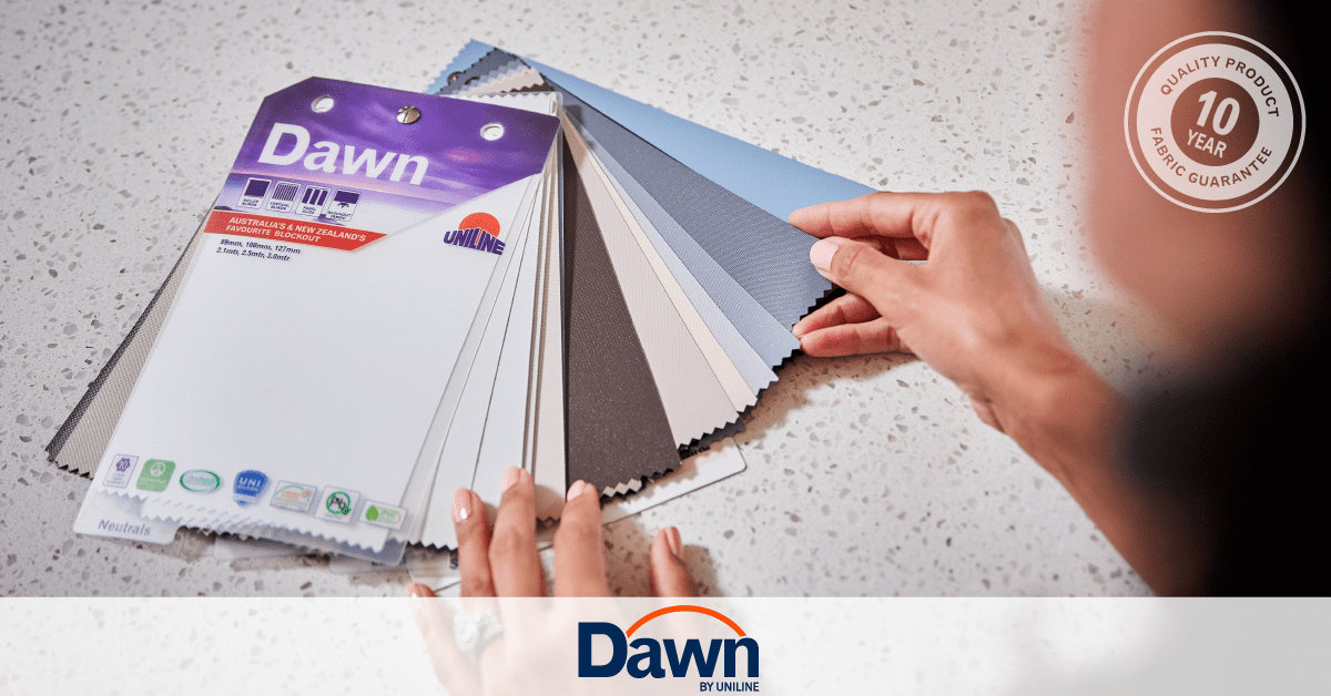 Uniline Dawn Natural Blockout Roller Blinds - EZ BLINDS