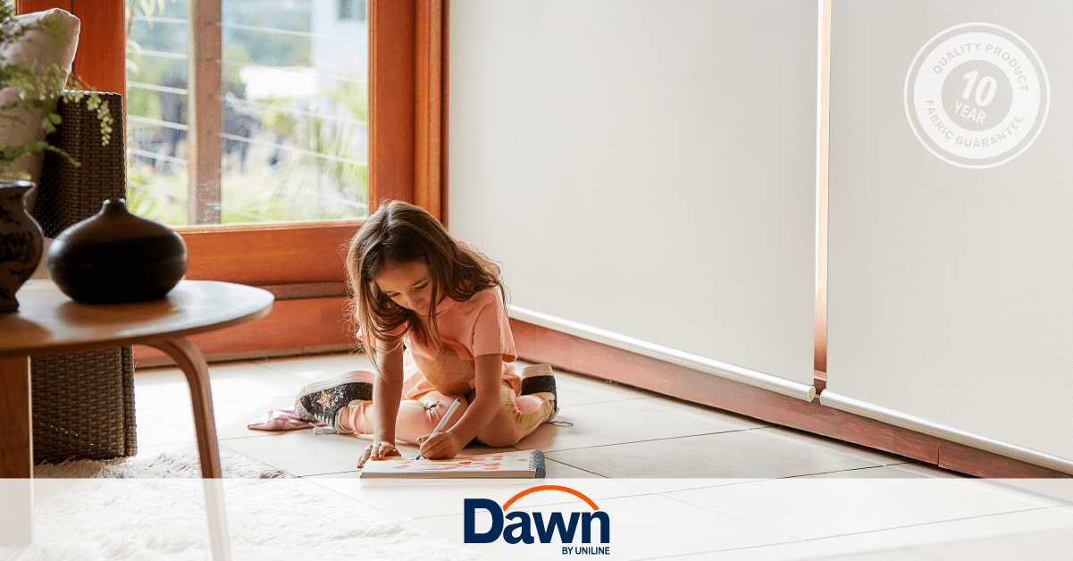 Uniline Dawn Natural Blockout Roller Blinds - EZ BLINDS