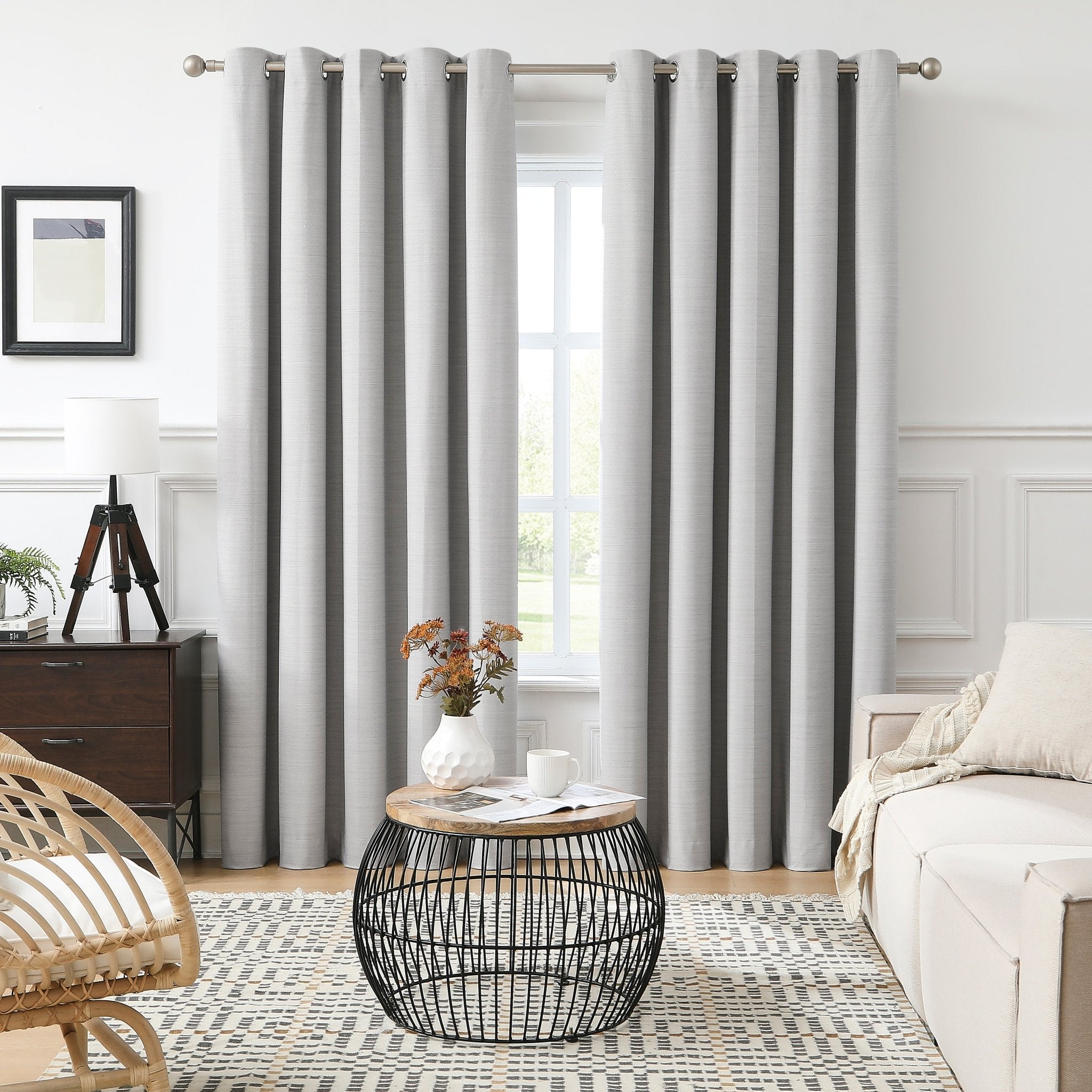 Breakaway Blockout Eyelet Curtains - EZ BLINDS