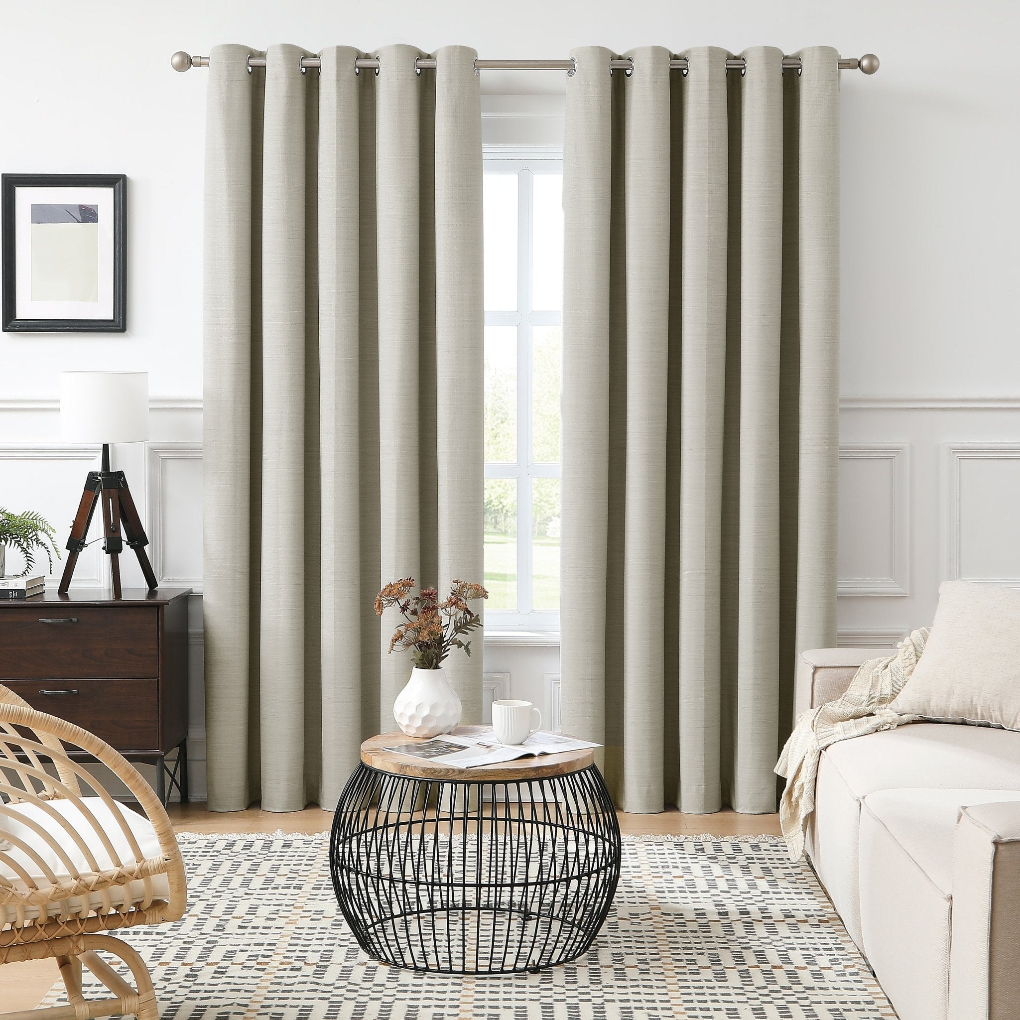 Breakaway Blockout Eyelet Curtains - EZ BLINDS