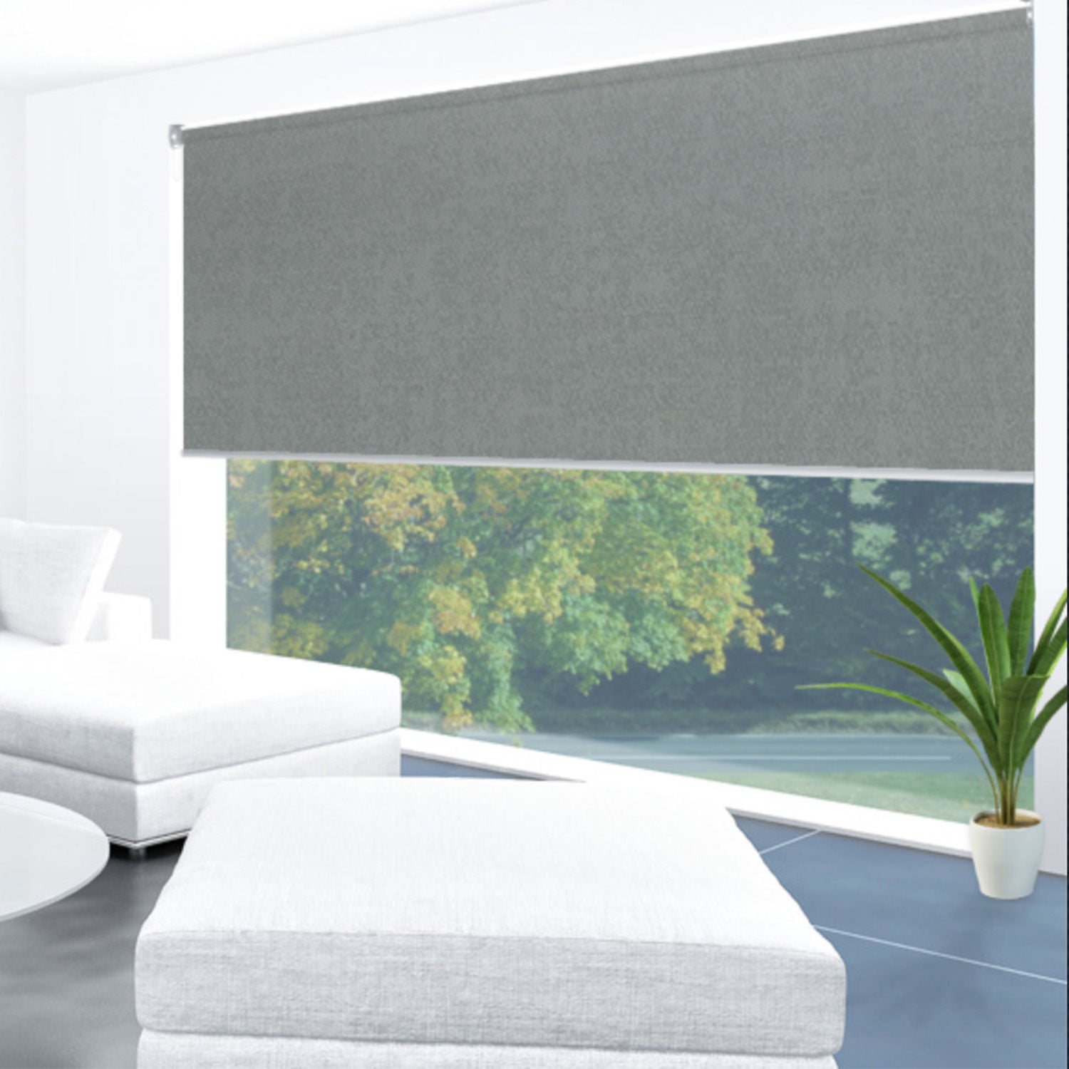 Uniline Tapestry Dove Blockout Roller Blind - EZ BLINDS