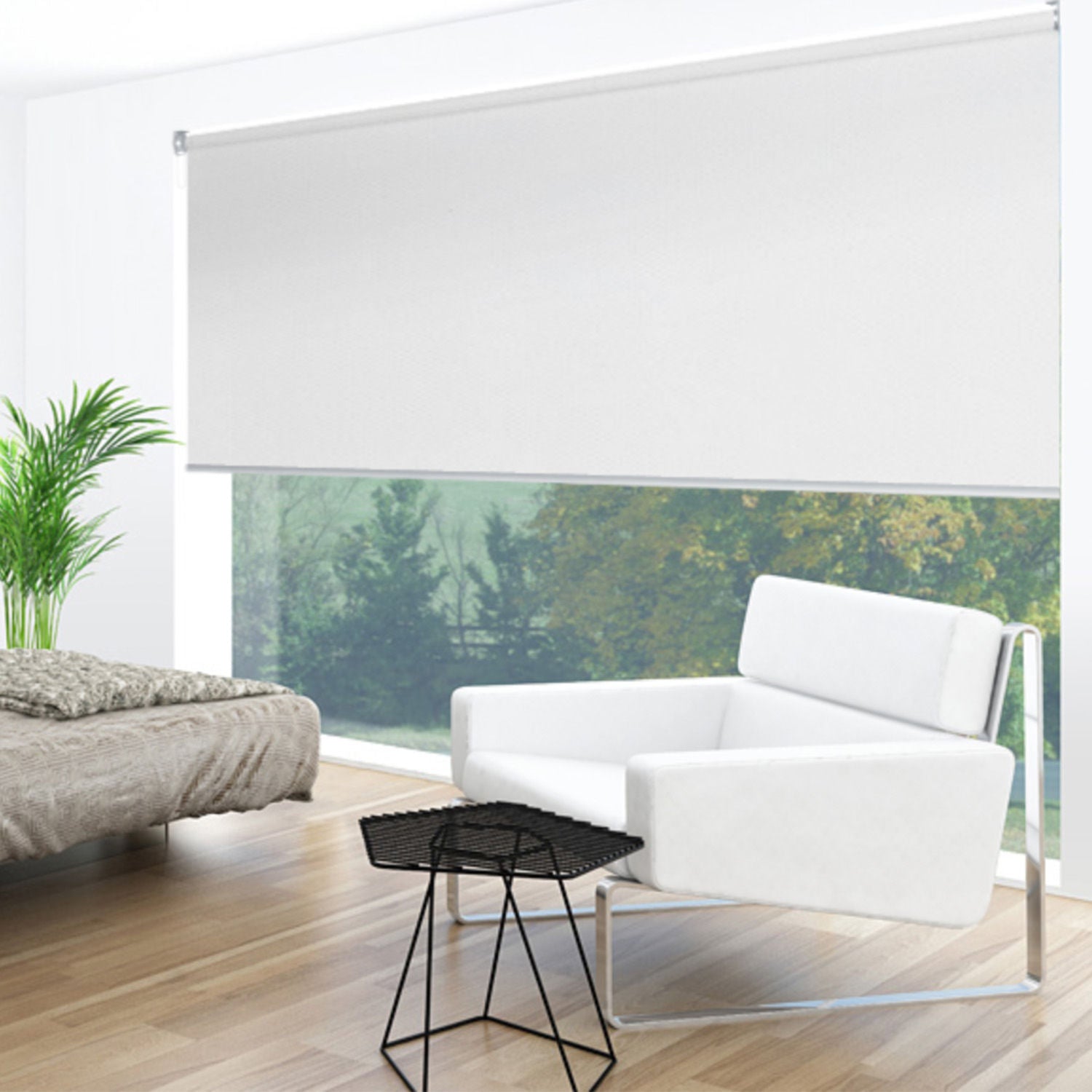 Uniline Dawn Linen Blockout Roller Blinds - EZ BLINDS