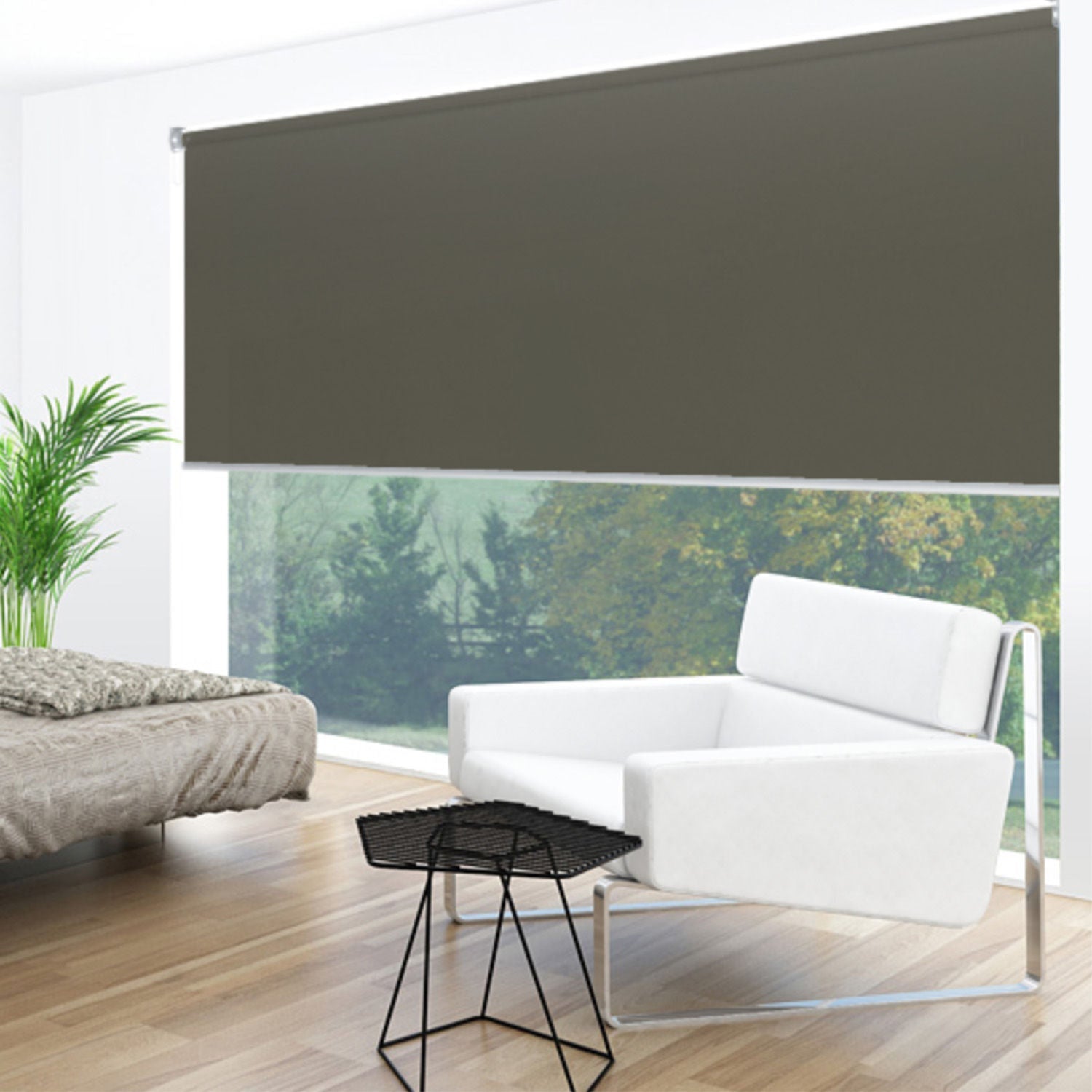 Uniline Dawn Macchiato Blockout Roller Blinds - EZ BLINDS