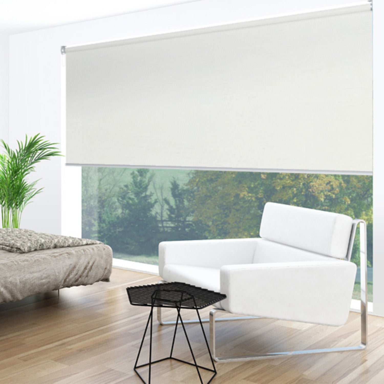 Uniline Sirocco Nougat Blockout Roller Blinds - EZ BLINDS