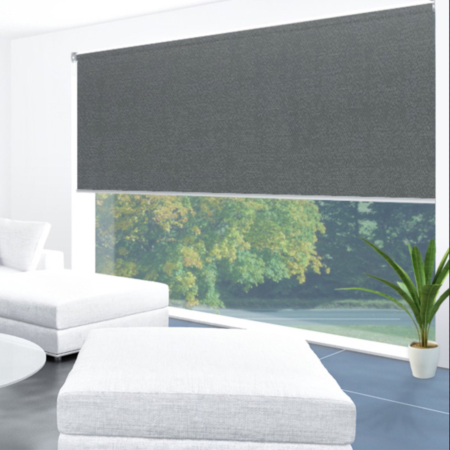 Uniline Tapestry Portland Light Filtering Roller Blind - EZ BLINDS