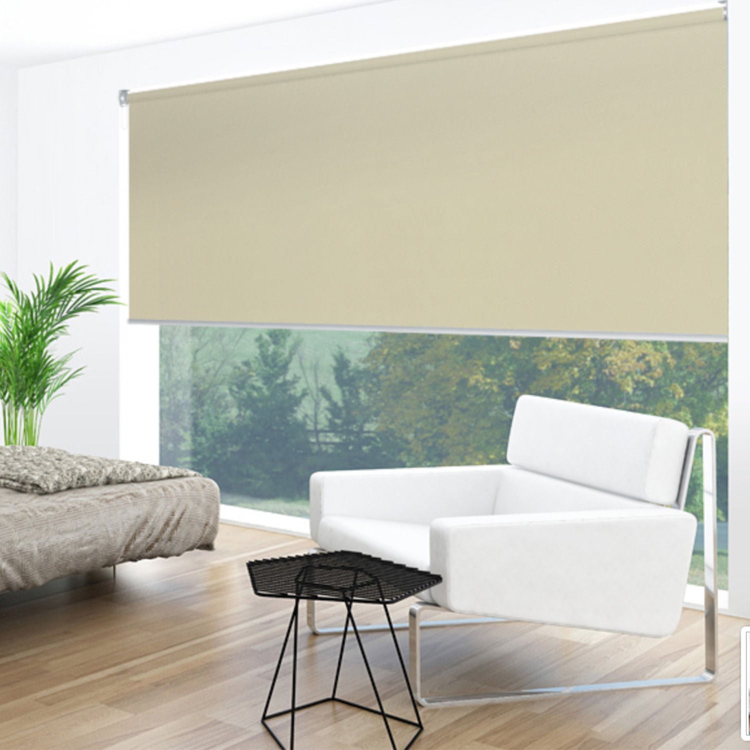 Uniline Dawn Sesame Blockout Roller Blinds - EZ BLINDS