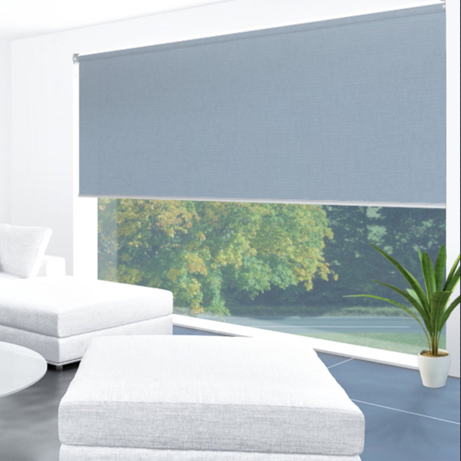 Uniline Sierra Storm Blockout Roller Blinds - EZ BLINDS