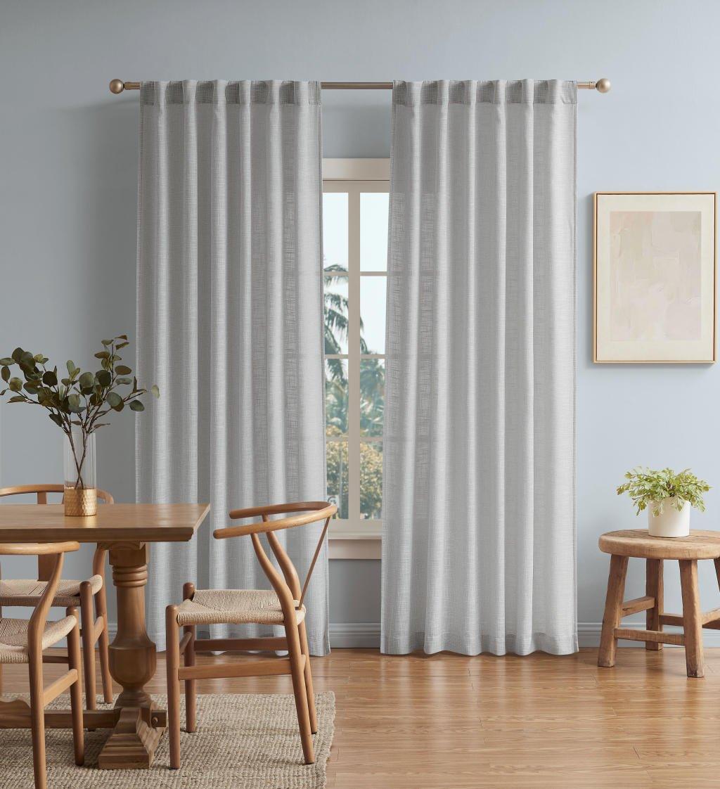 Flynn Sheer Curtains Concealed Tab - EZ BLINDS
