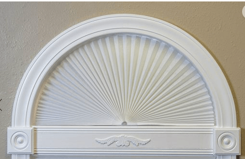 Redi Shade Temporary Light Filtering Arch Shade in White - 91.5cm with Arch Holder (Single Blind Pack) - EZ BLINDS
